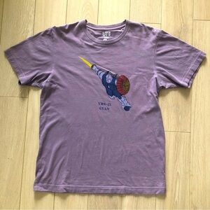 Uniqlo Purple Gundam YMS-15 GYAN T Shirt
